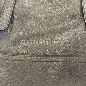 Beautiful black Burberry tote